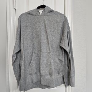 Athletic Works Heather Gray Hooded Pullover Sweatshirt
